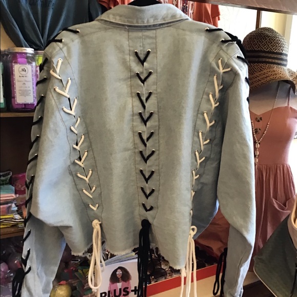 Oversized Jean jacket - Picture 4 of 6